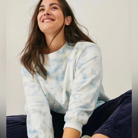 Anthropologie Pilcro and the Letterpress Elayna Sweatshirt Pullover Size MP - Picture 1 of 9